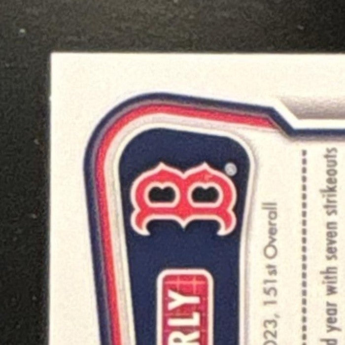 2026 Bowman Connelly Early Rookies & Veterans Auto #PRV-CE RC Boston Red Sox