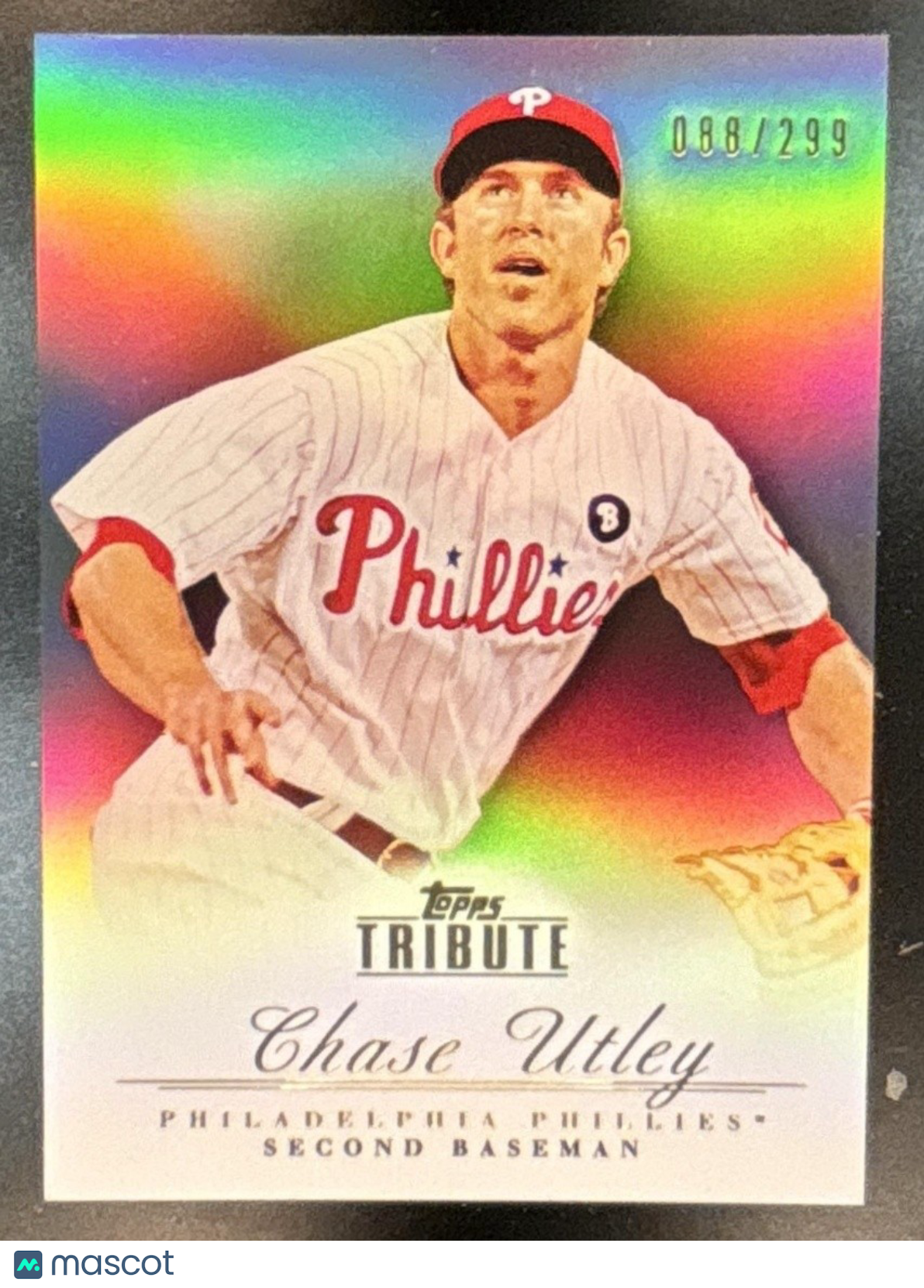 2012 Topps Tribute Chase Utley Bronze /299 #84 Philadelphia Phillies