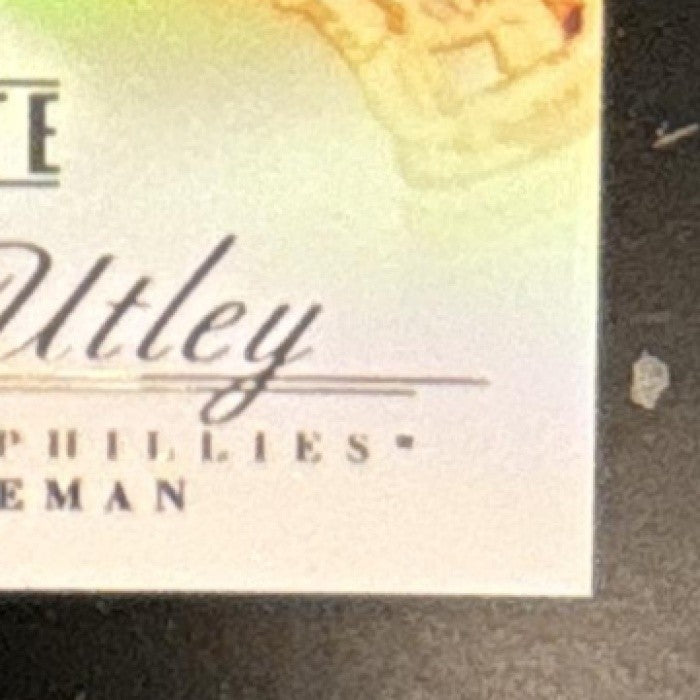 2012 Topps Tribute Chase Utley Bronze /299 #84 Philadelphia Phillies