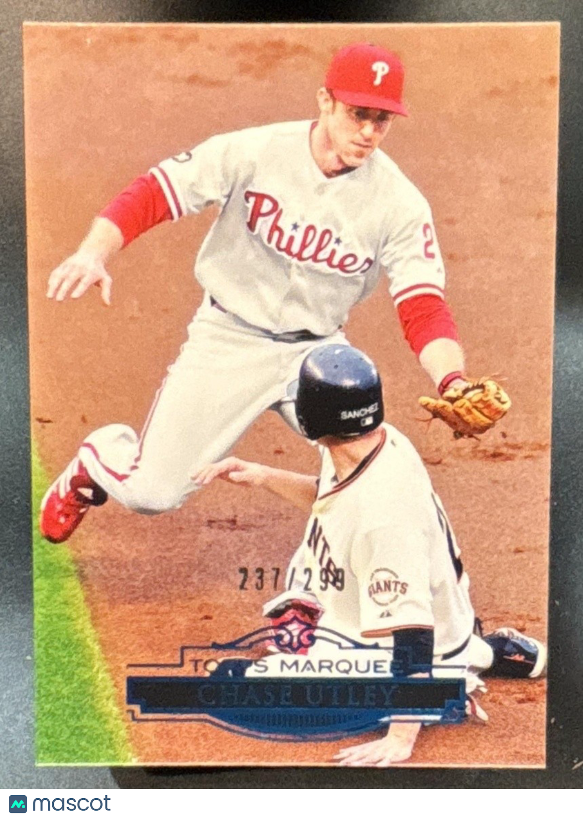 2011 Topps Marquee Chase Utley /299 #94 Philadelphia Phillies