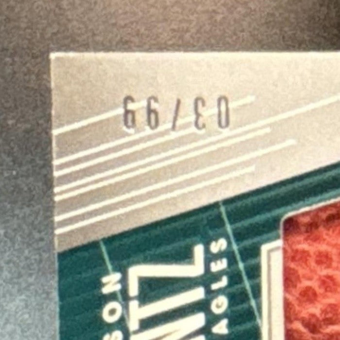 2018 Panini Absolute Carson Wentz Tools of the Trade Double /99 MEM Eagles