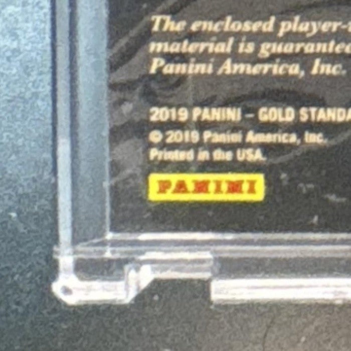 2019 Panini Gold Standard Carson Wentz Gear Prime /49 #GG-4 Philadelphia Eagles