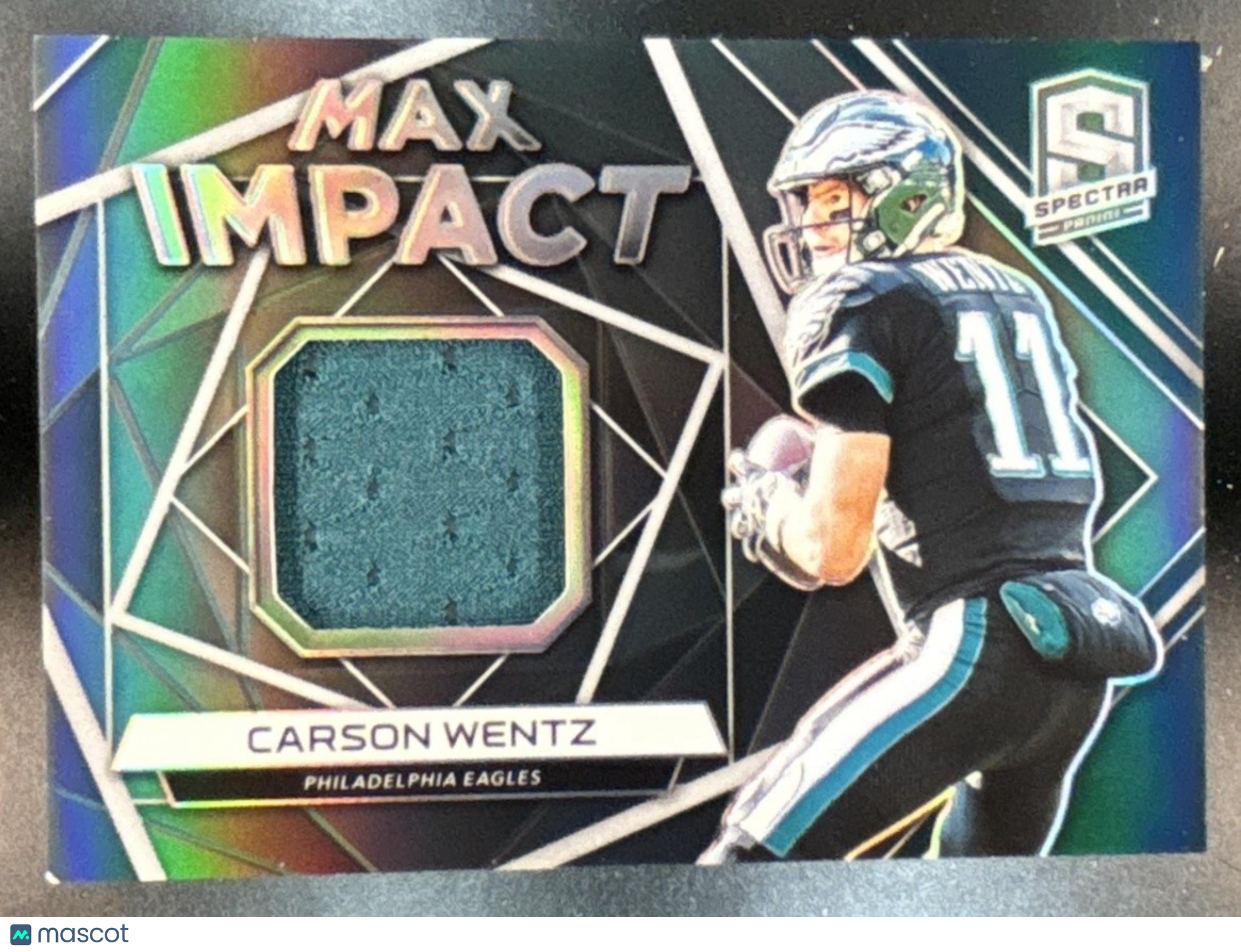 2019 Panini Spectra Carson Wentz Max Impact /199 #MI-9 Philadelphia Eagles
