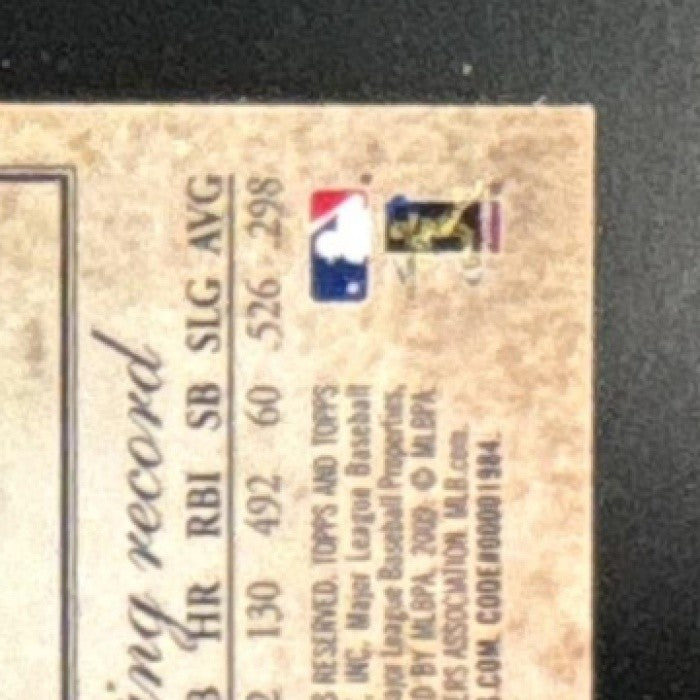2009 Topps Tribute Chase Utley #87 Philadelphia Phillies