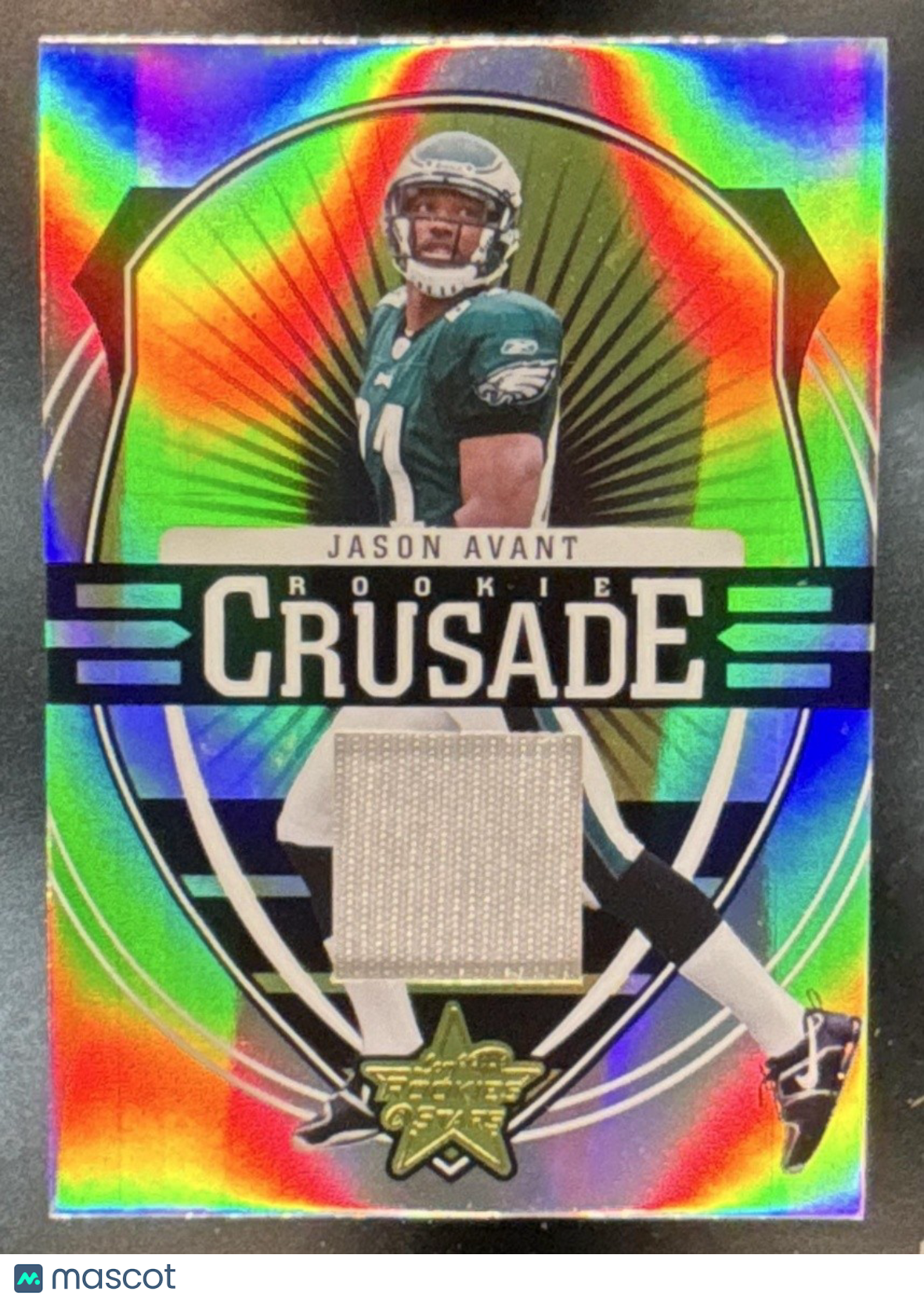 2006 Leaf Rookies & Stars Jason Avant Crusade Materials /175 #RC-16 RC Eagles