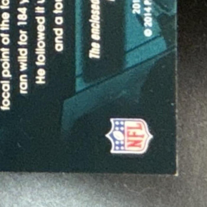 2014 Panini Limited LeSean McCoy Silver Spotlight /49 #51 Philadelphia Eagles