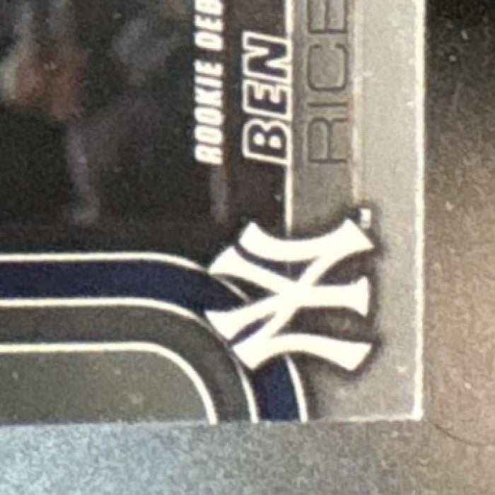 2025 Topps Chrome Update Ben Rice #USC138 RC Yankees