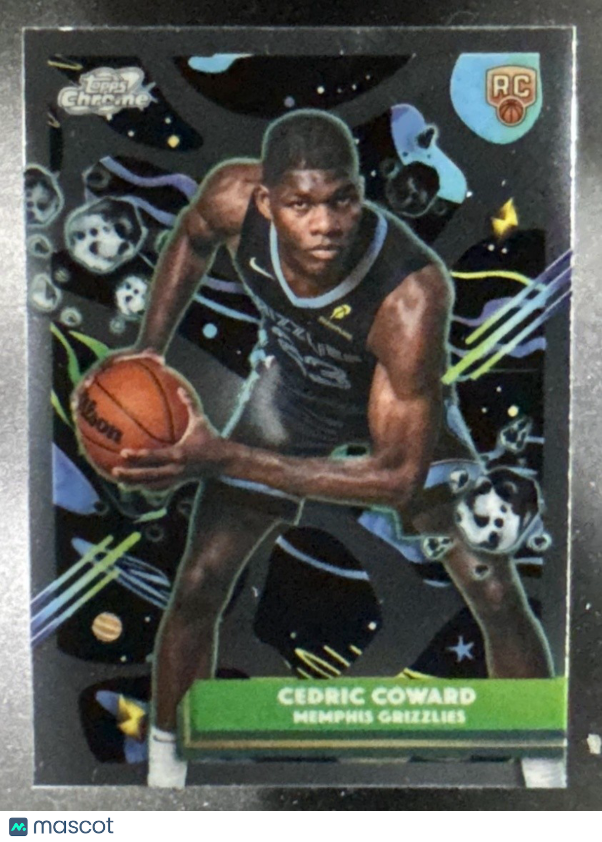 2025-26 Topps Cosmic Chrome Cedric Coward #7 RC Memphis Grizzlies