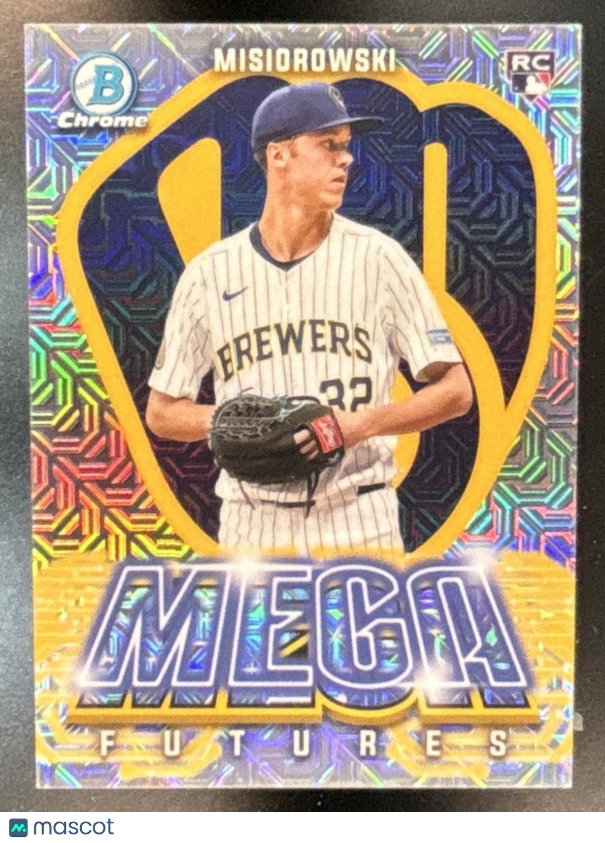 2026 Bowman Mega Box Jacob Misiorowski Futures Chrome Mojo SSP Milwaukee Brewers