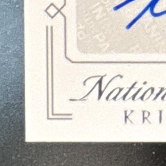 2015 National Treasures Kris Bryant Signature Materials /99 #58 MEM Auto RC Cubs