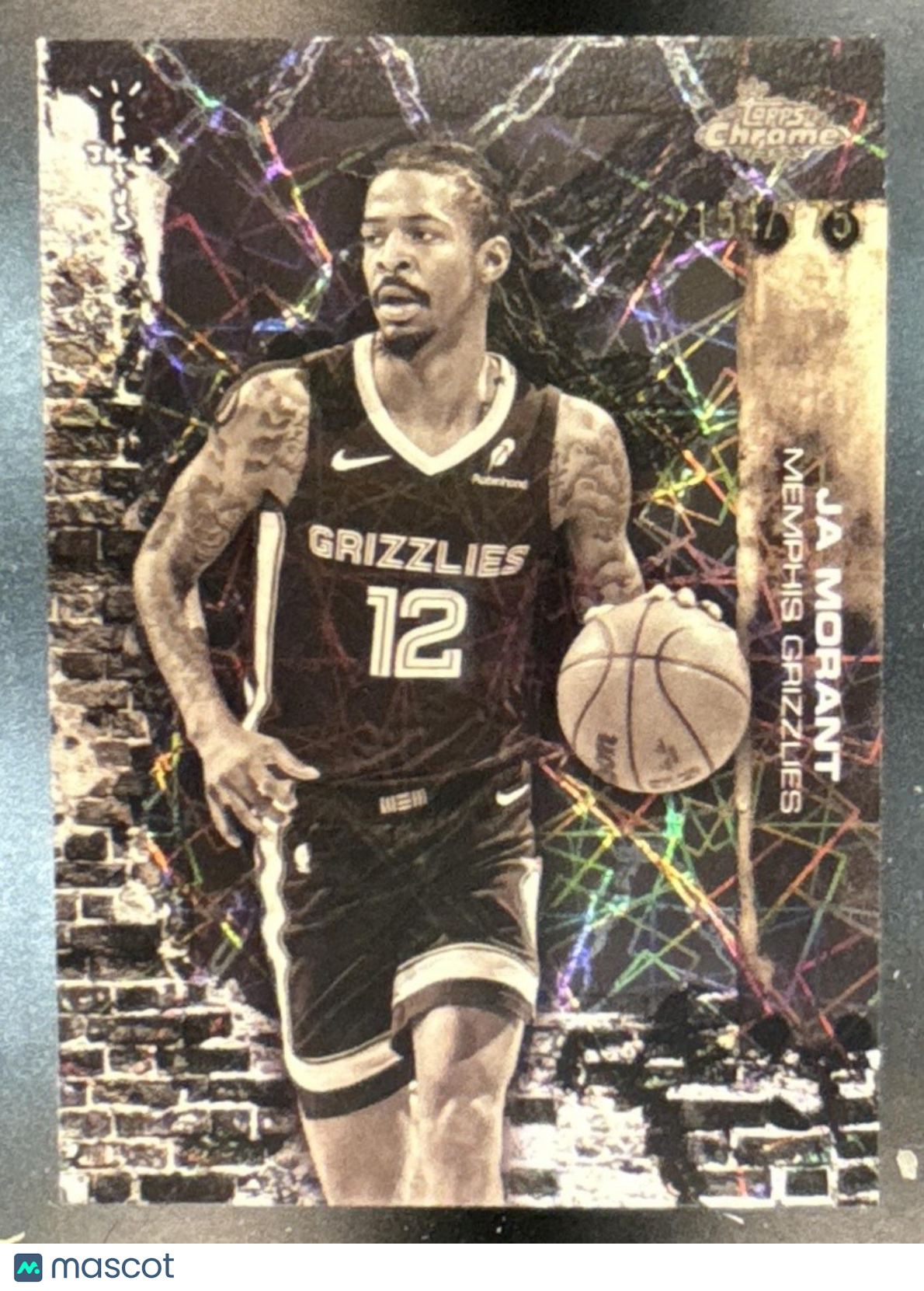 2025-26 Topps Chrome x Cactus Jack Ja Morant Laser Refractor /175 #56 Grizzlies