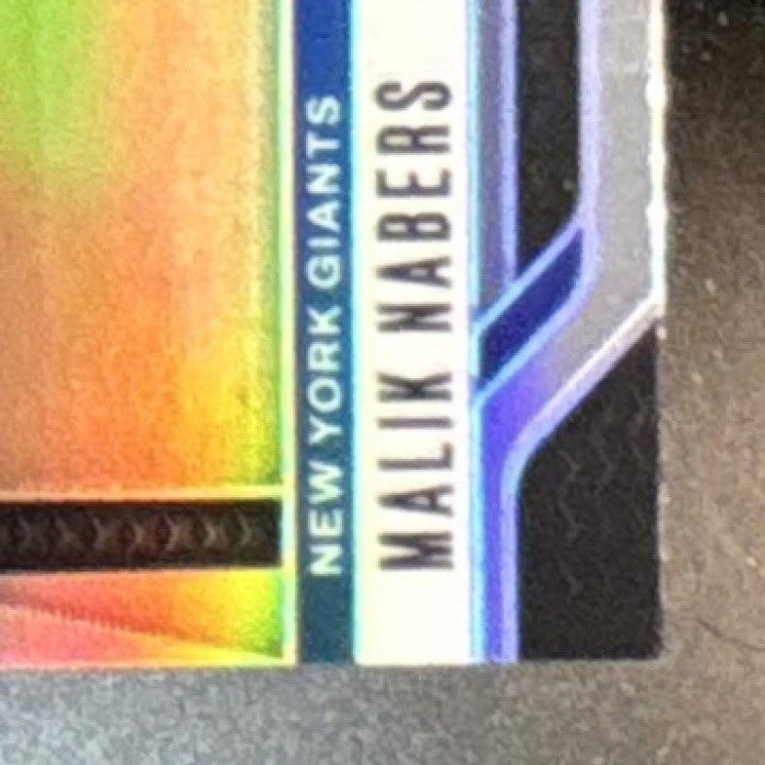 2024 Panini Prizm Malik Nabers Silver #370 RC New York Giants