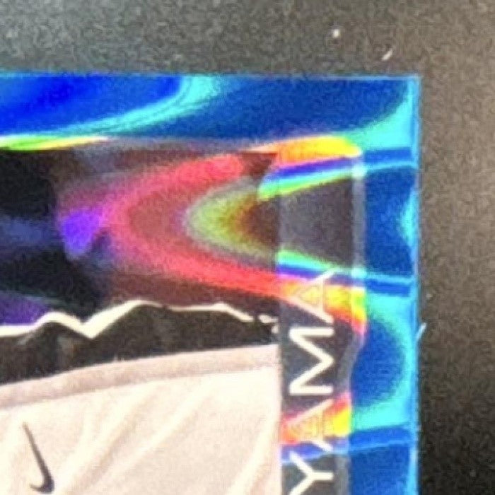 2025-26 Topps Chrome Victor Wembanyama RayWave Blue Refractor /150 #221 Spurs
