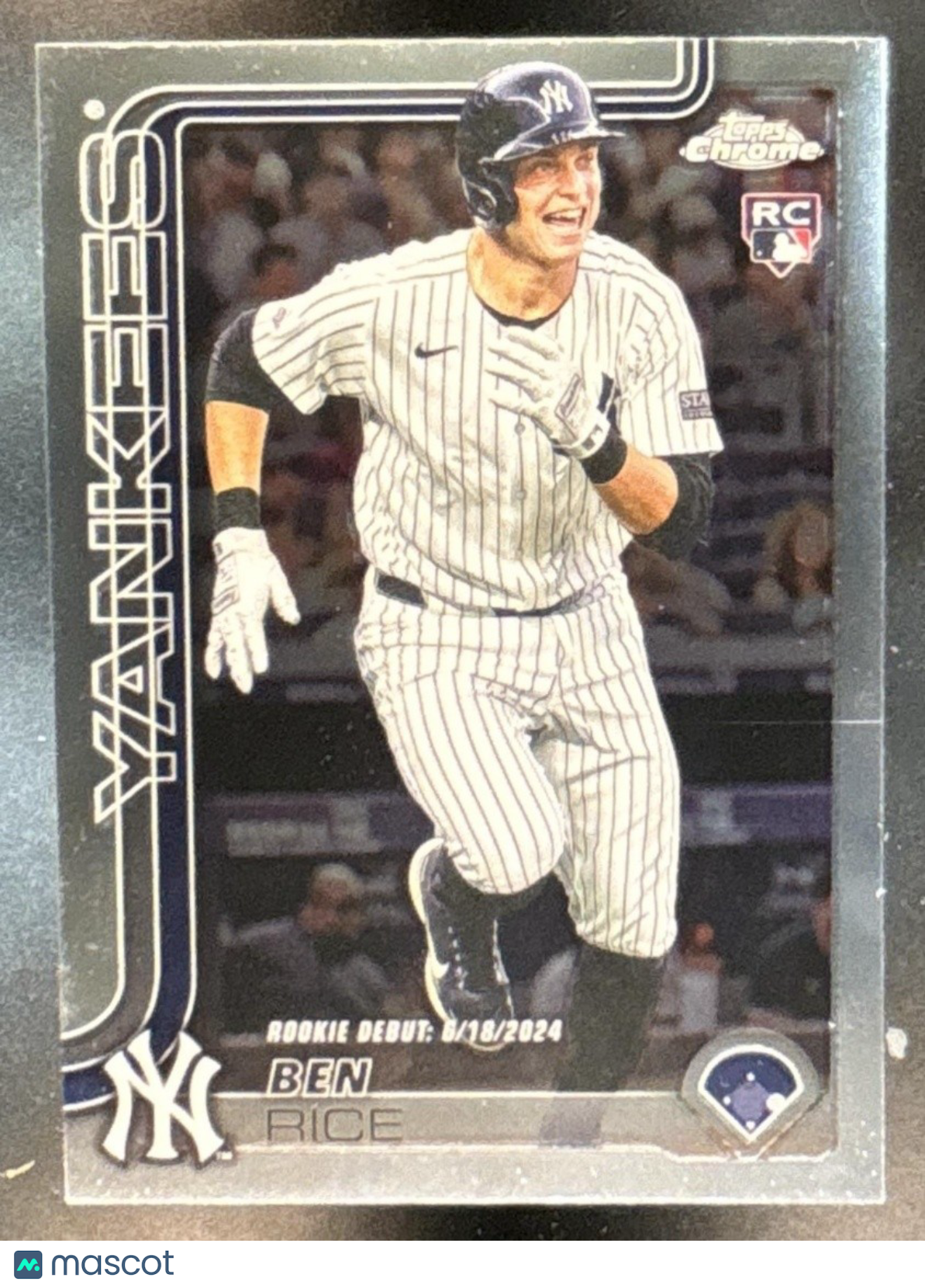 2025 Topps Chrome Update Ben Rice #USC138 RC New York Yankees