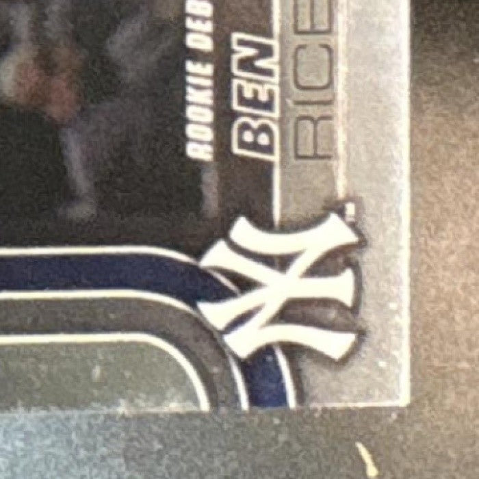 2025 Topps Chrome Update Ben Rice #USC138 RC New York Yankees