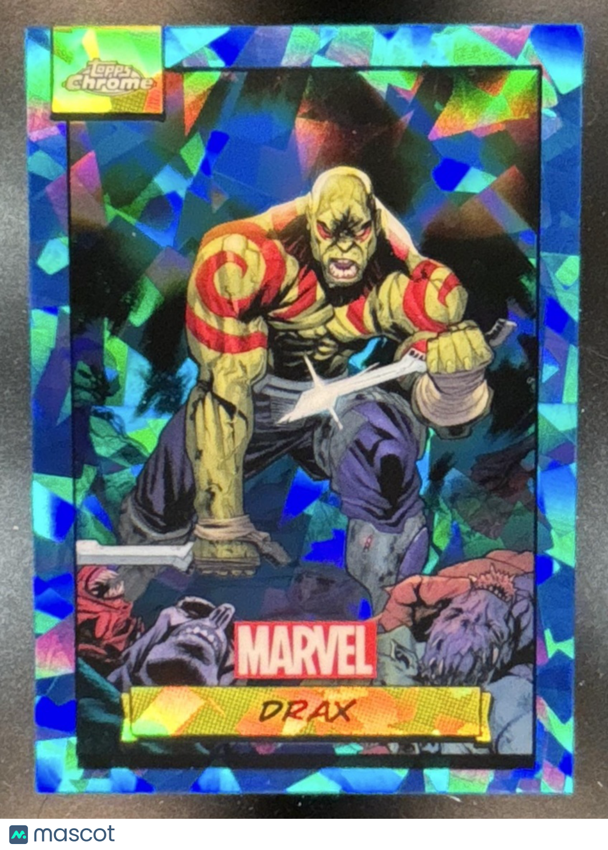 2024 Topps Chrome Marvel Sapphire Drax #91