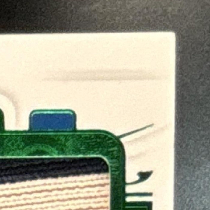 2021 Panini Flawless Jim Thome Dual Patches Emerald /3 MEM Cleveland Indians
