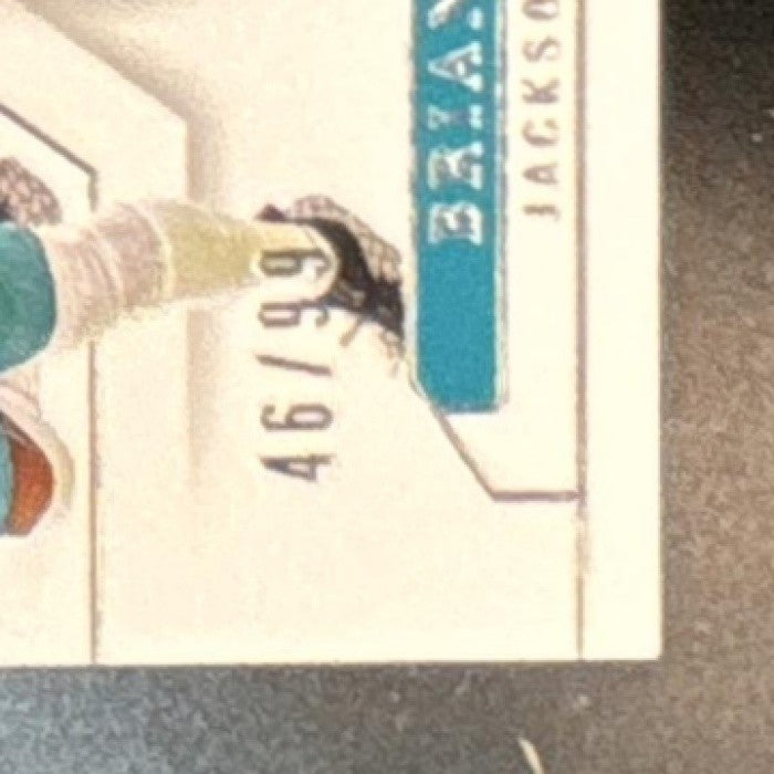 2024 National Treasures Brian Thomas Jr. Dual Materials /99 MEM Jaguars