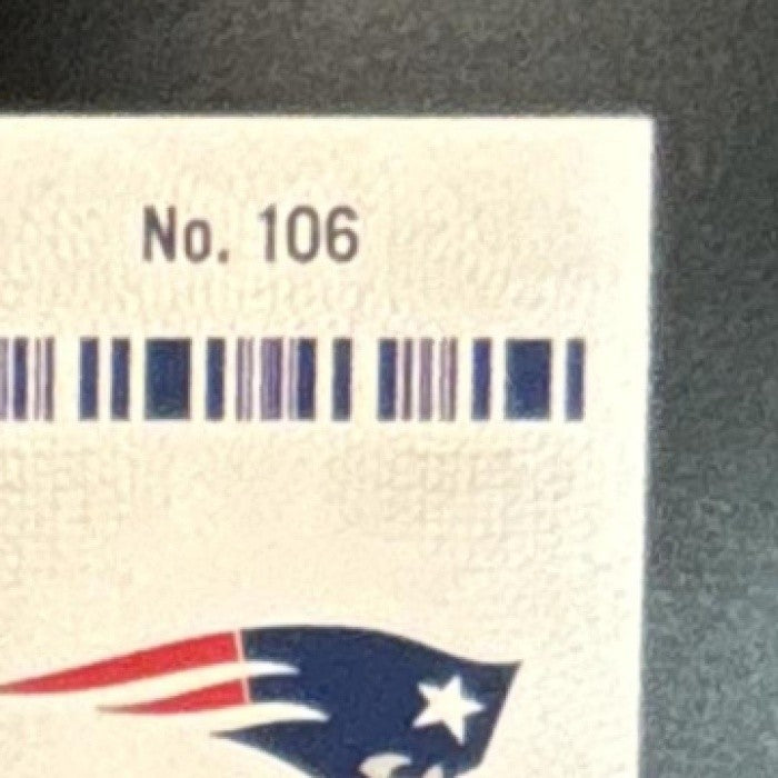 2024 Contenders Joe Milton III RPS Auto Red Zone FOTL #106 RC Patriots