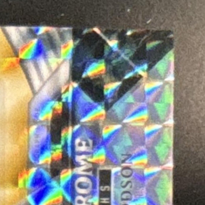 2025 Topps Chrome Charles Woodson Hall of Auto Gold Geometric /50 Raiders