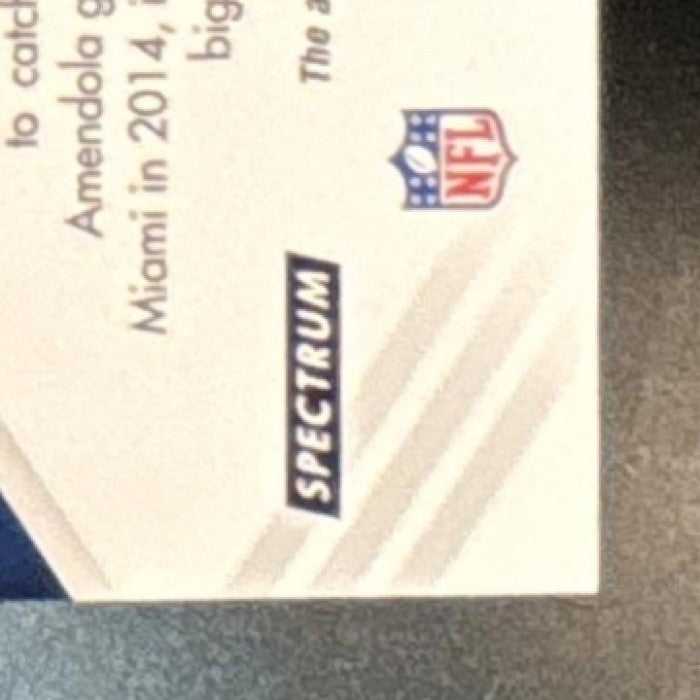 2014 Panini Absolute Danny Amendola Ink Silver /50 Auto New England Patriots