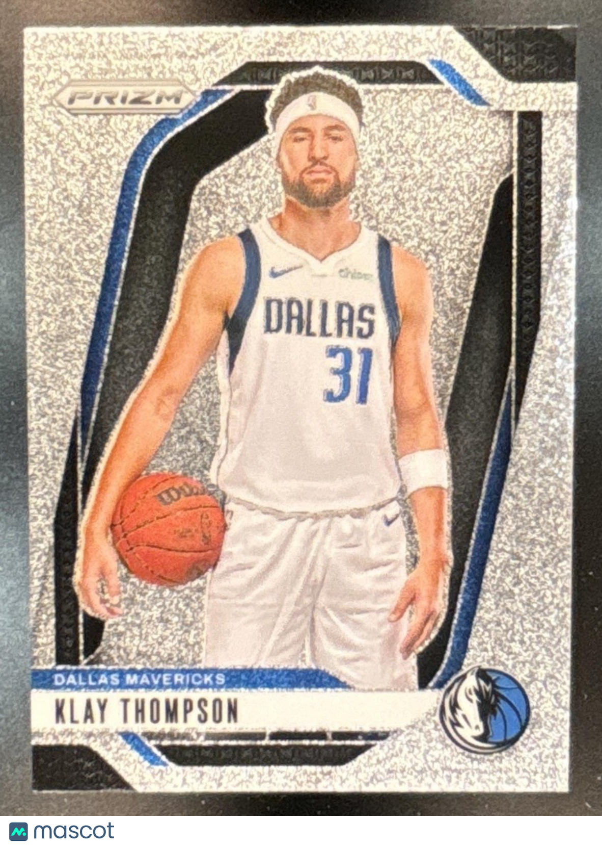 2024-25 Panini Prizm Klay Thompson Glitter #107 Dallas Mavericks