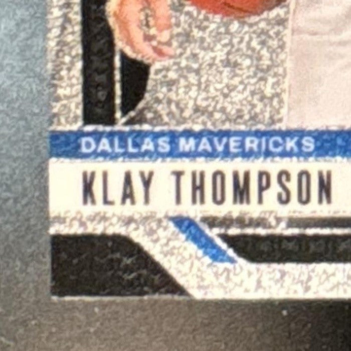2024-25 Panini Prizm Klay Thompson Glitter #107 Dallas Mavericks