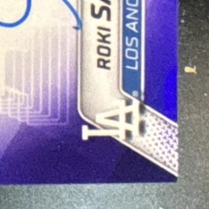 2025 Bowman's Best Roki Sasaki Best of 2025 Auto Purple Refractor /75 RC Dodgers