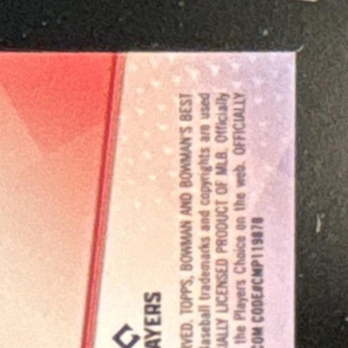 2025 Bowman's Best Roki Sasaki Best of 2025 Auto Purple Refractor /75 RC Dodgers