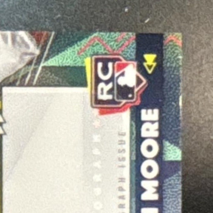 2026 Topps Finest Christian Moore Rookie Patch Auto #RPA-CHM MEM RC Angels