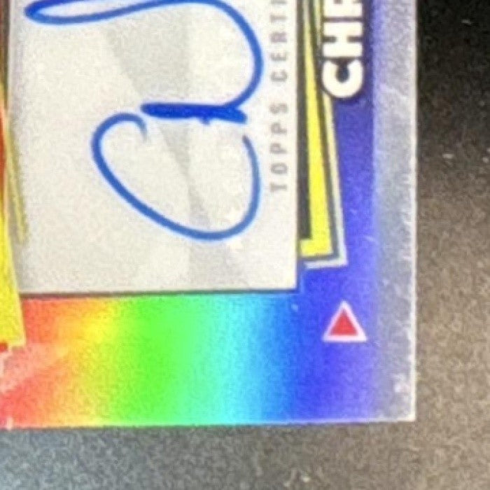 2026 Topps Finest Christian Moore Rookie Patch Auto #RPA-CHM MEM RC Angels