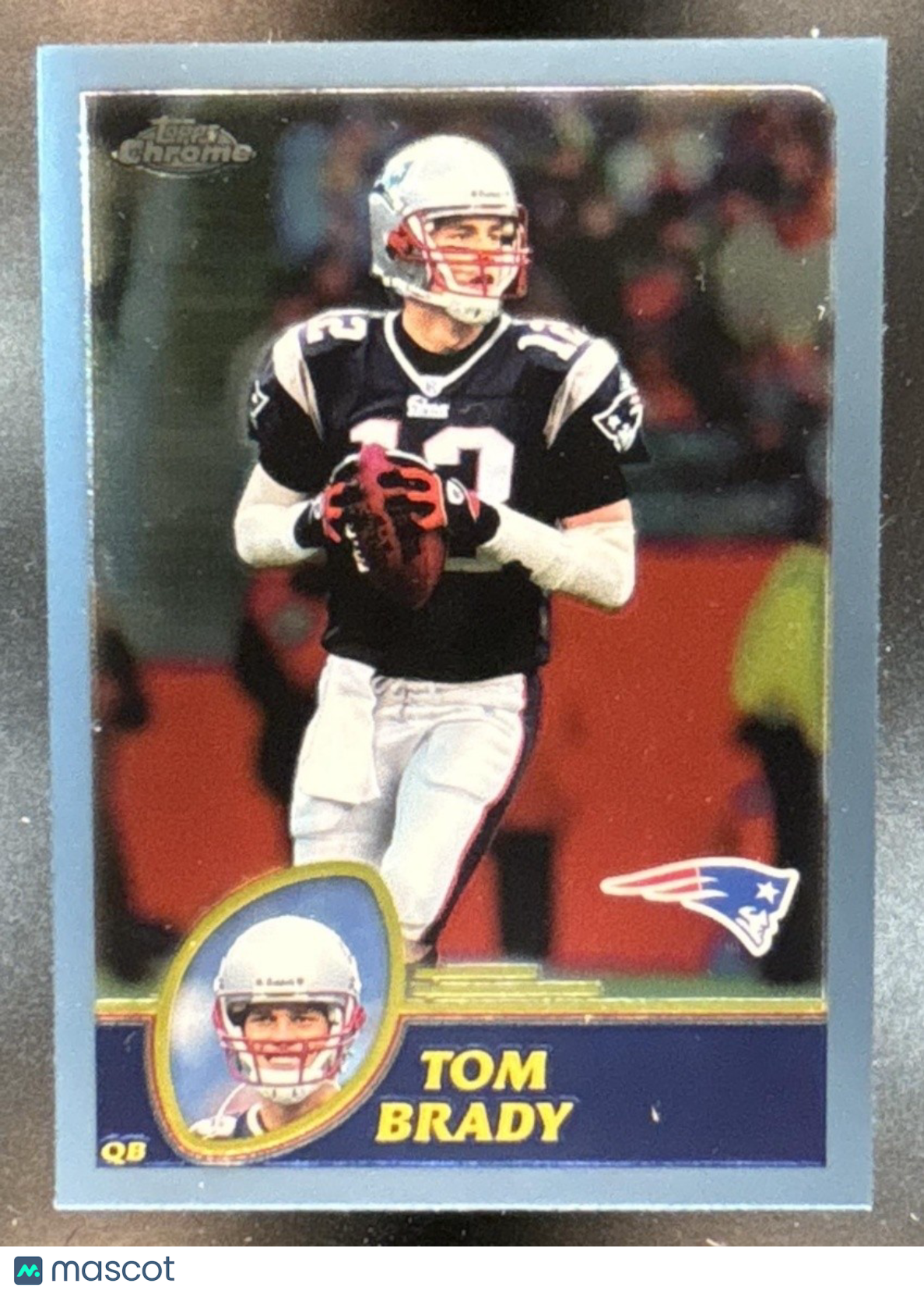 2003 Topps Chrome Tom Brady #124 New England Patriots