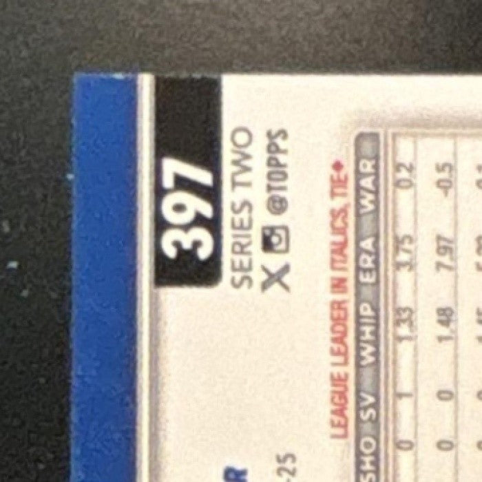 2025 Topps Kirby Yates Gold /2025 #397 Los Angeles Dodgers