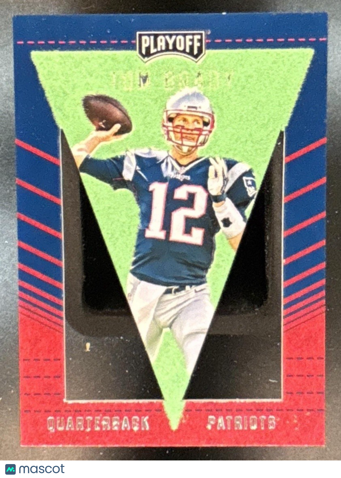 2016 Panini Playoff Tom Brady Pennants #94 New England Patriots