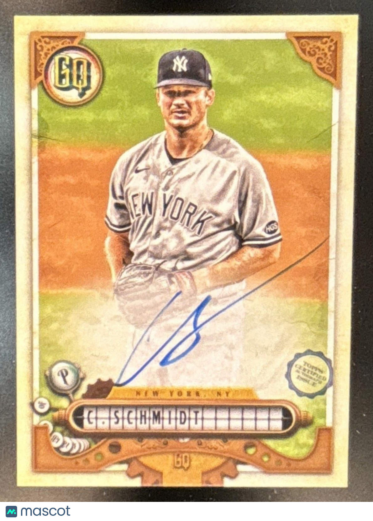2022 Topps Gypsy Queen Clarke Schmidt GQ Auto #GQA-CS New York Yankees