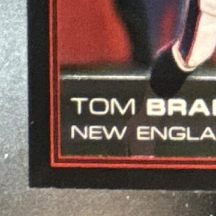 2006 Bowman Chrome Tom Brady #166 New England Patriots