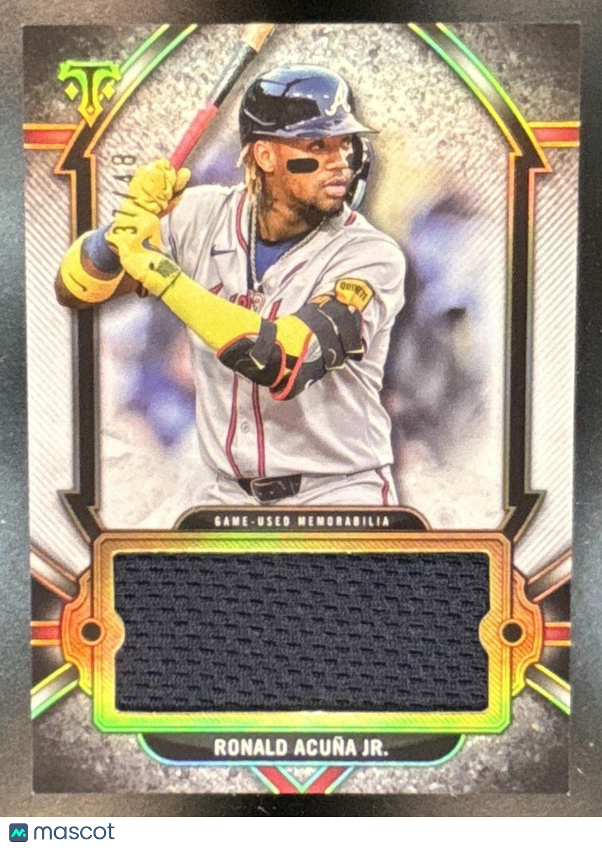 2024 Topps Triple Threads Ronald Acuna Jr. Single Jumbo Relic /48 Braves