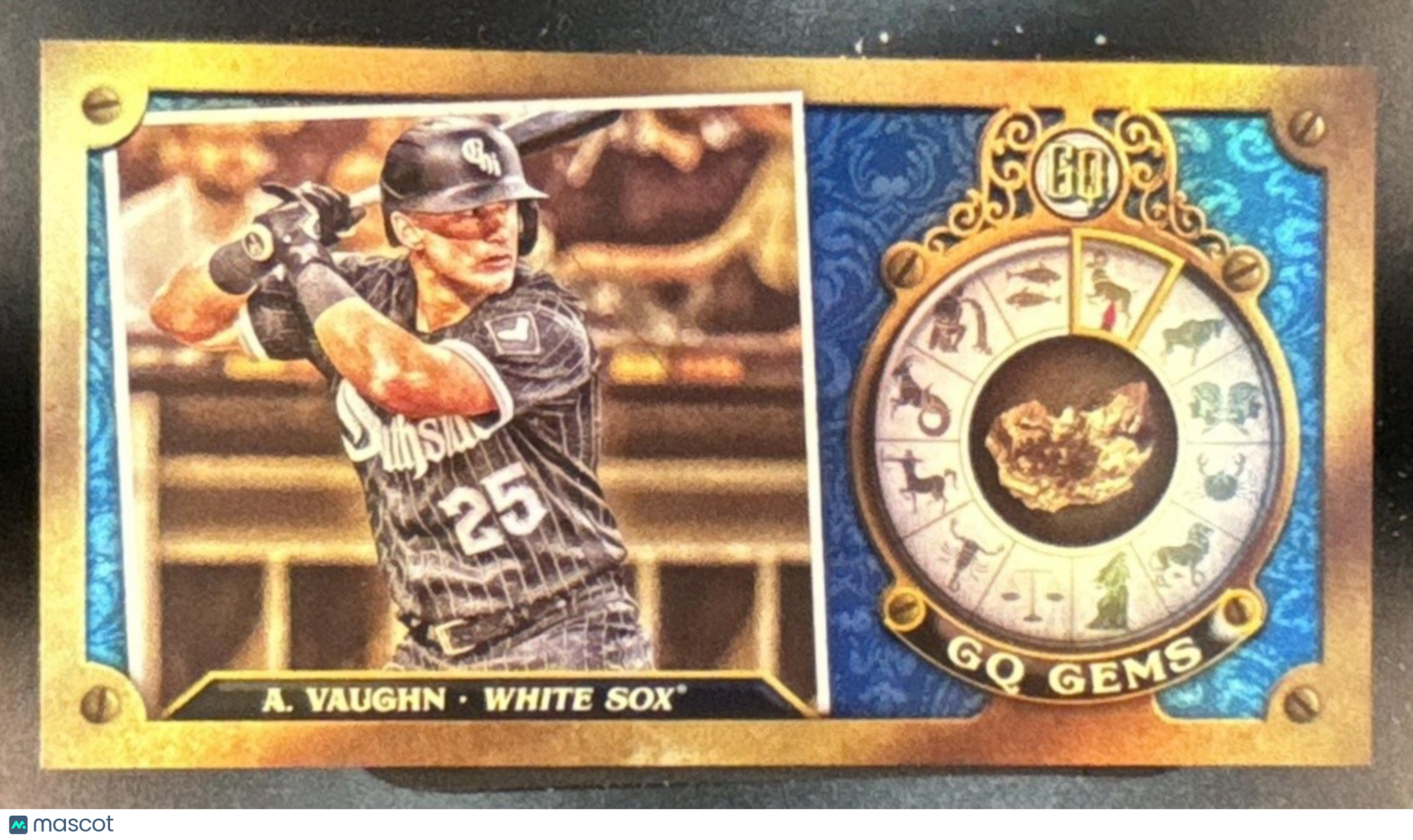2022 Topps Gypsy Queen Andrew Vaughn Gems Minis Blue /250 Chicago White Sox
