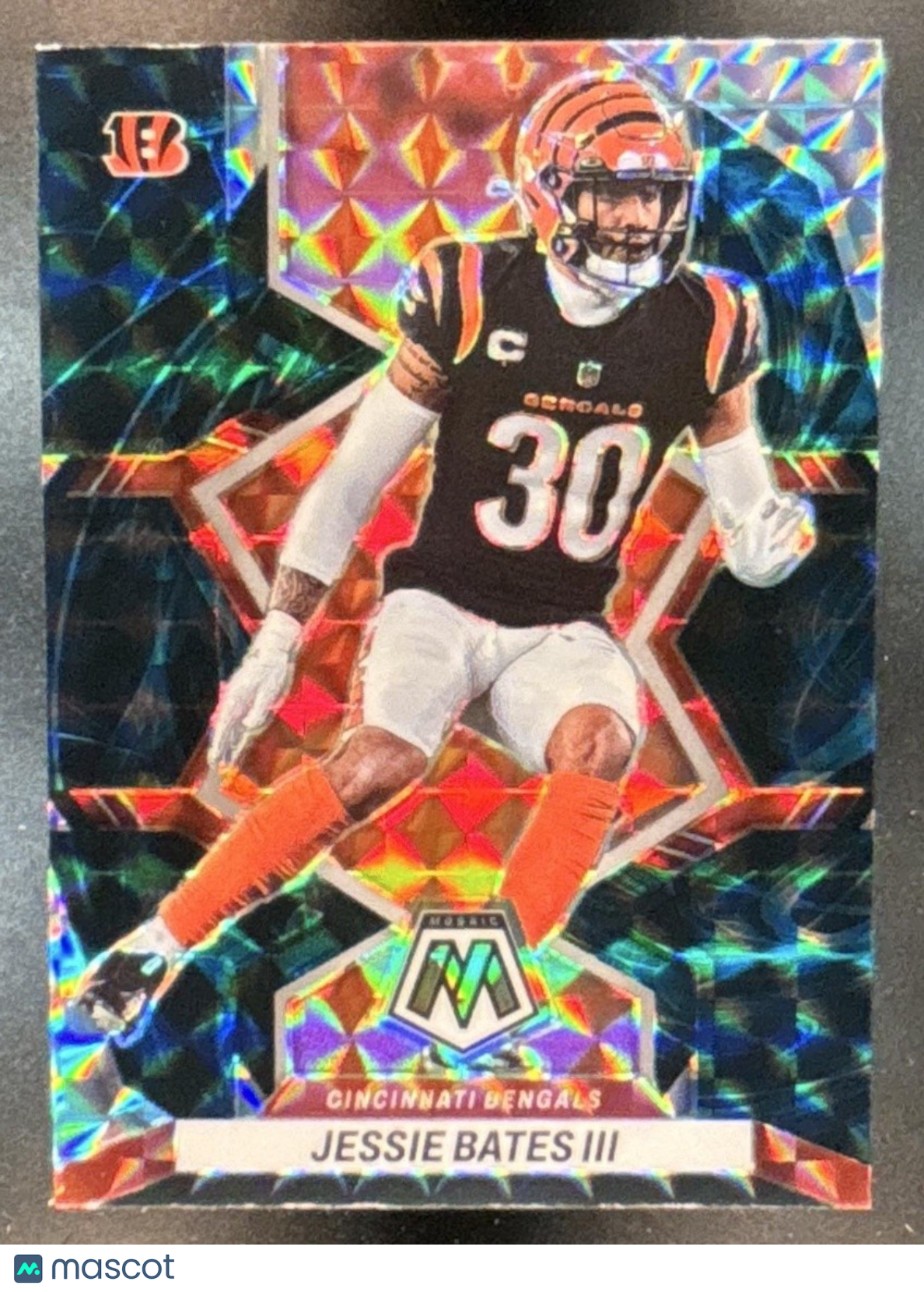 2022 Panini Mosaic Jessie Bates III Mosaic Genesis #204 Cincinnati Bengals