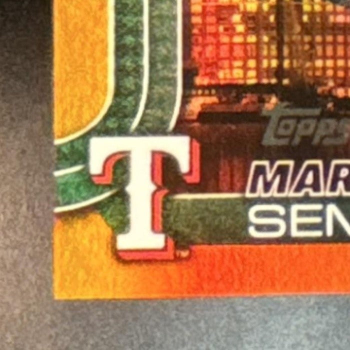 2025 Topps Marcus Semien FF NYC Big Apple Variation Orange /25 #383 Rangers