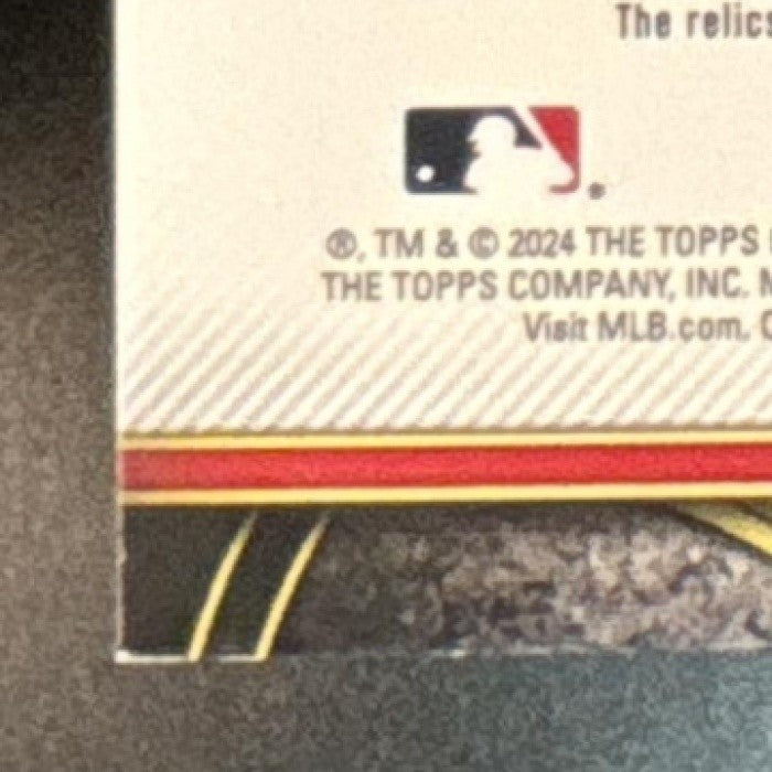 2024 Topps Triple Threads Byron Buxton Auto Relics Gold /9 Minnesota Twins