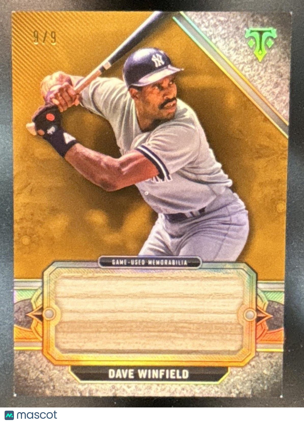2024 Topps Triple Threads Dave Winfield Relics Legends Jumbo /9 New York Yankees