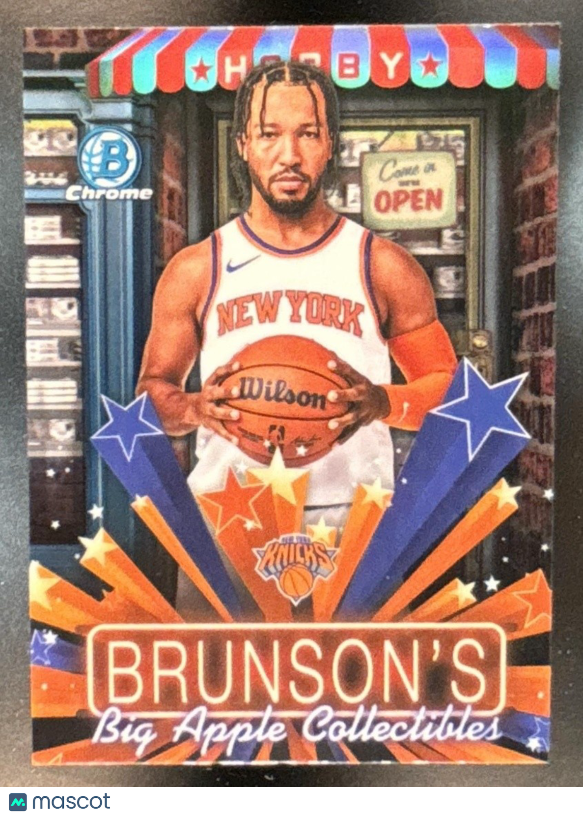 2025-26 Bowman Jalen Brunson Chrome Hobby Stars Refractor #HS-11 New York Knicks