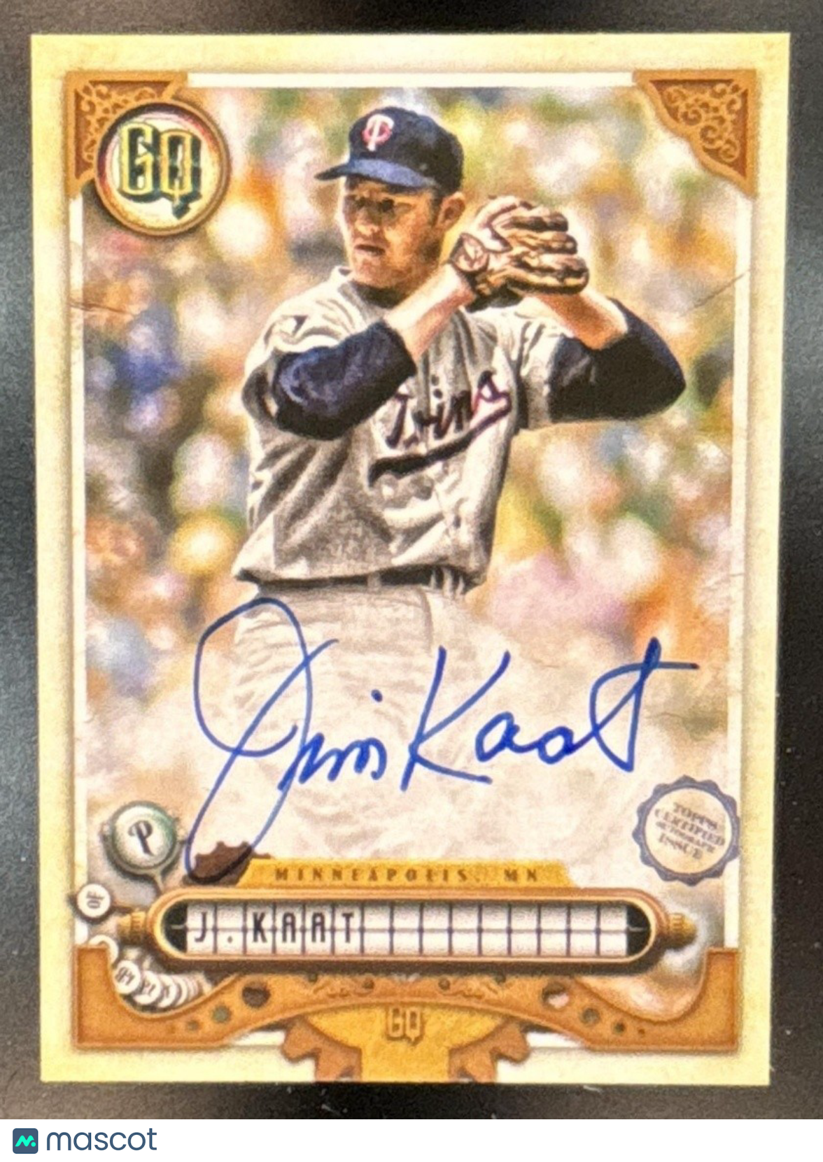 2022 Topps Gypsy Queen Jim Kaat GQ Auto #GQA-JKA Minnesota Twins