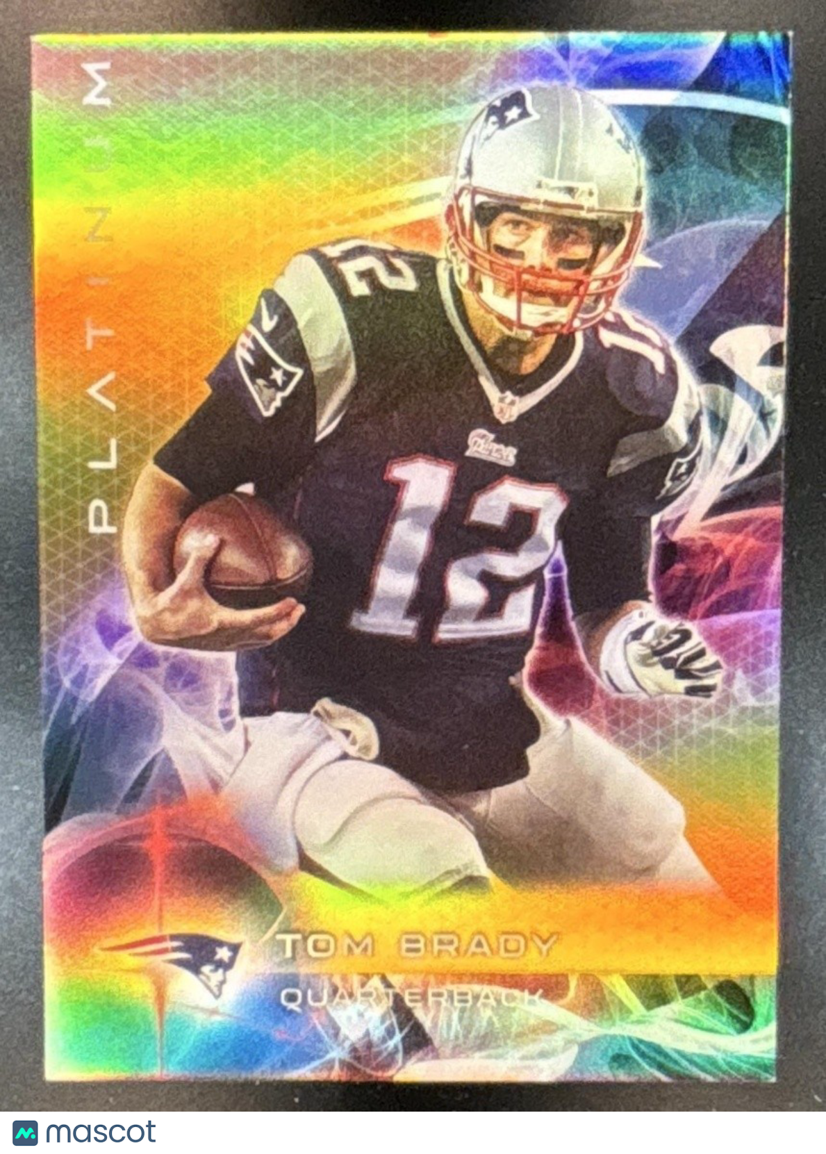 2015 Topps Platinum Tom Brady Gold #5 New England Patriots