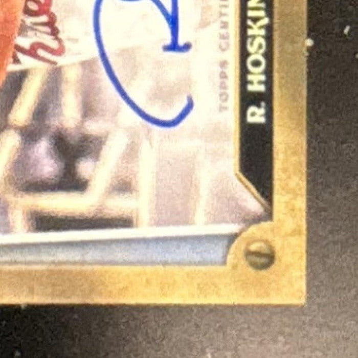 2022 Topps Gypsy Queen Rhys Hoskins Gems Mini Auto /50 Philadelphia Phillies