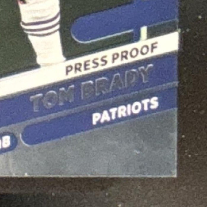 2021 Panini Donruss Tom Brady Press Proof Silver /100 #2 New England Patriots