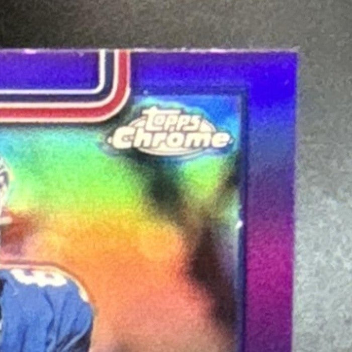 2025 Topps Chrome Jaxson Dart Purple Refractor /75 #306 RC New York Giants
