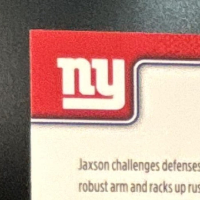 2025 Topps Chrome Jaxson Dart Purple Refractor /75 #306 RC New York Giants