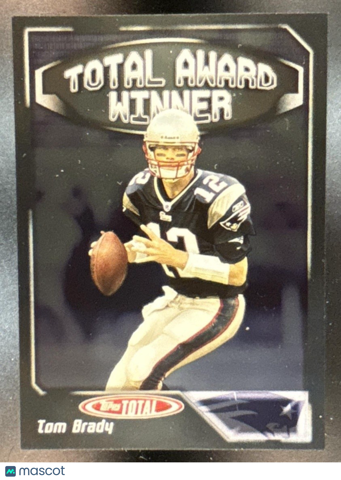 2004 Topps Total Tom Brady Award Winners #AW20 New England Patriots